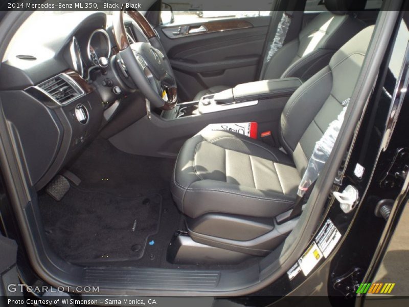 Black / Black 2014 Mercedes-Benz ML 350