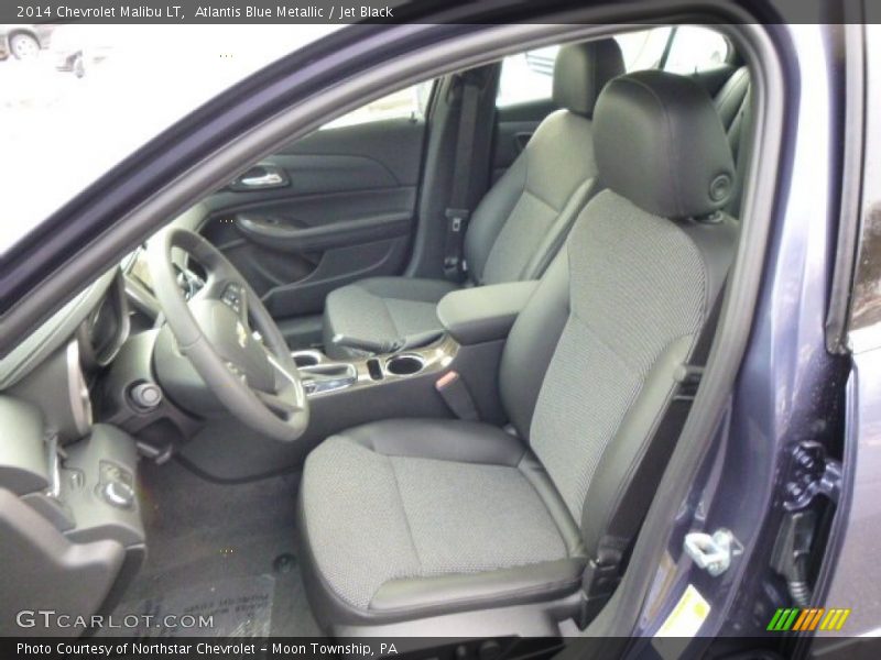 Atlantis Blue Metallic / Jet Black 2014 Chevrolet Malibu LT
