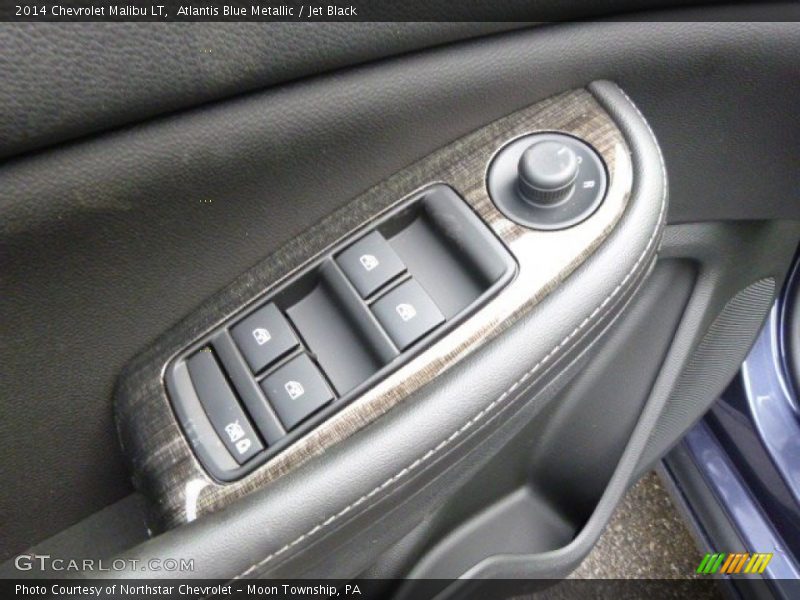 Atlantis Blue Metallic / Jet Black 2014 Chevrolet Malibu LT