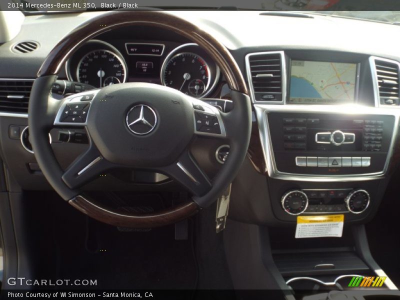 Black / Black 2014 Mercedes-Benz ML 350