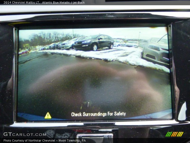 Atlantis Blue Metallic / Jet Black 2014 Chevrolet Malibu LT