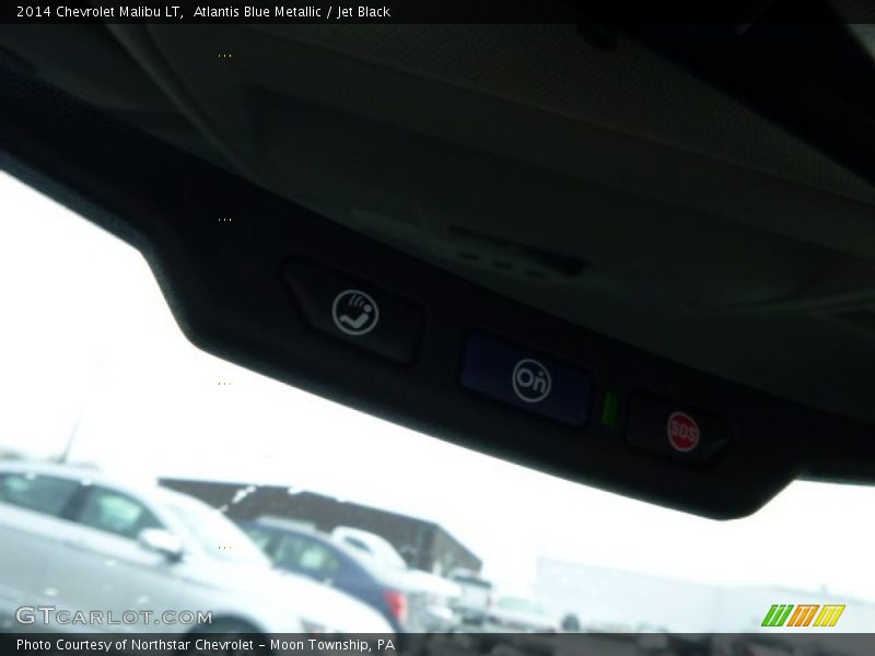 Atlantis Blue Metallic / Jet Black 2014 Chevrolet Malibu LT