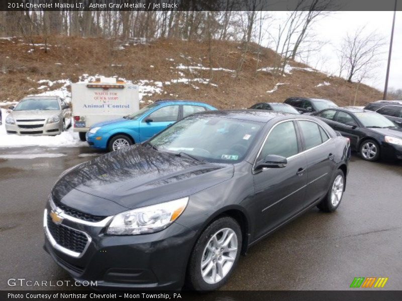 Ashen Gray Metallic / Jet Black 2014 Chevrolet Malibu LT