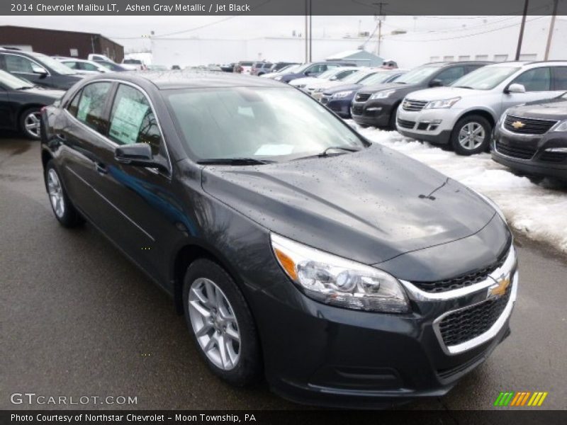 Ashen Gray Metallic / Jet Black 2014 Chevrolet Malibu LT