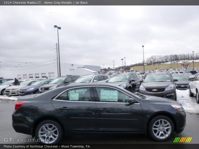 Ashen Gray Metallic / Jet Black 2014 Chevrolet Malibu LT