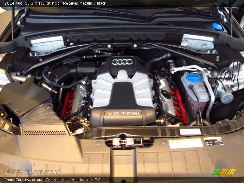 Ice Silver Metallic / Black 2014 Audi Q5 3.0 TFSI quattro