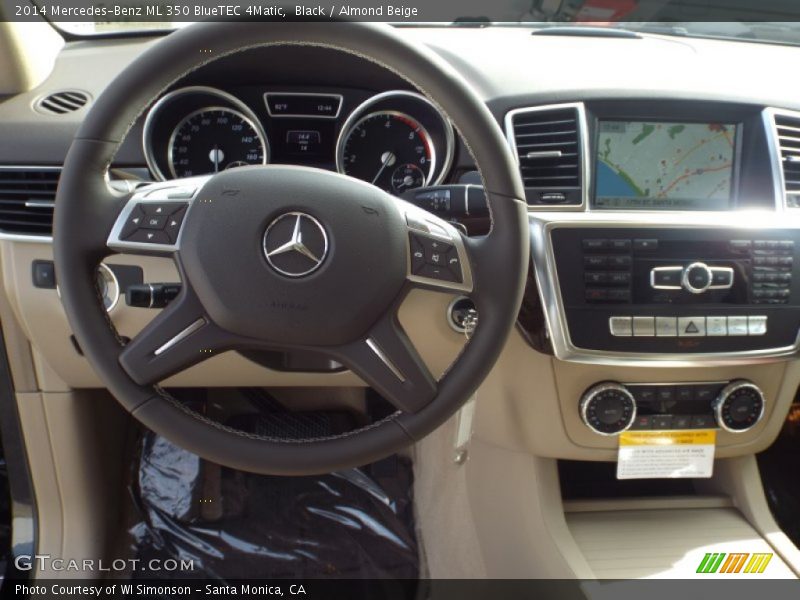 Black / Almond Beige 2014 Mercedes-Benz ML 350 BlueTEC 4Matic