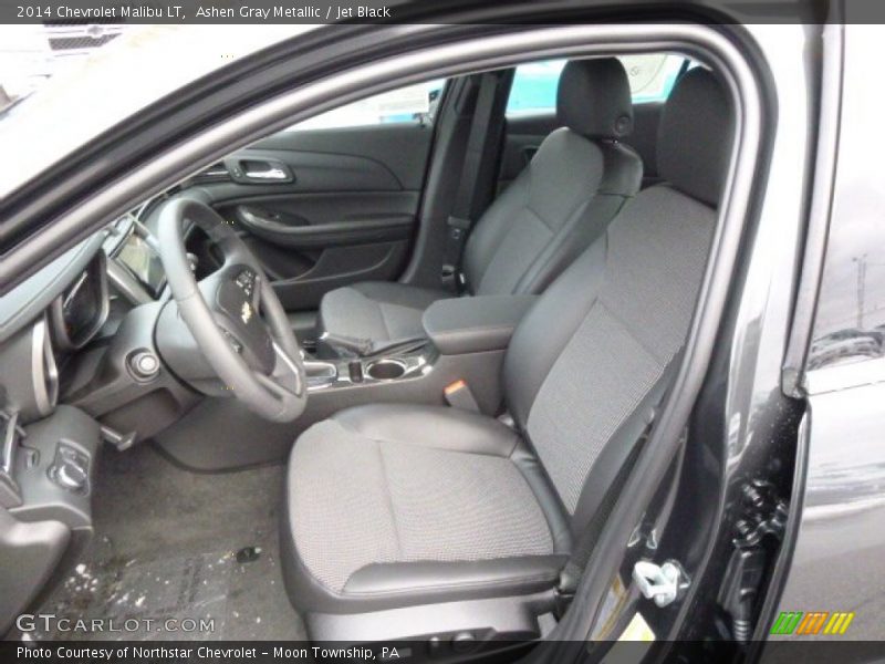 Ashen Gray Metallic / Jet Black 2014 Chevrolet Malibu LT