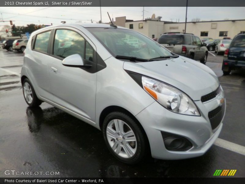 Silver Ice / Silver/Silver 2013 Chevrolet Spark LS