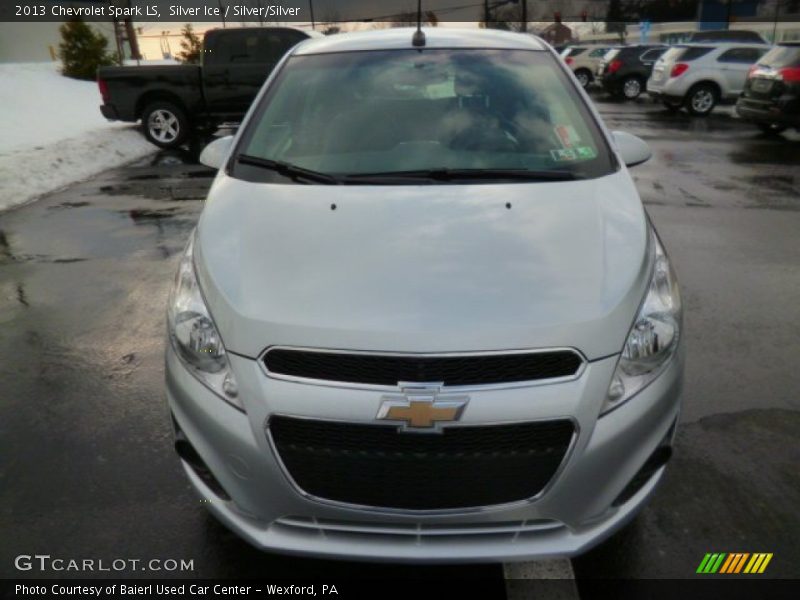 Silver Ice / Silver/Silver 2013 Chevrolet Spark LS