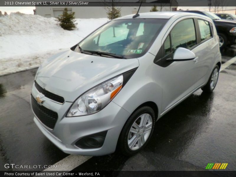 Silver Ice / Silver/Silver 2013 Chevrolet Spark LS