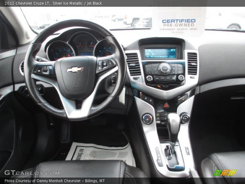 Silver Ice Metallic / Jet Black 2012 Chevrolet Cruze LT