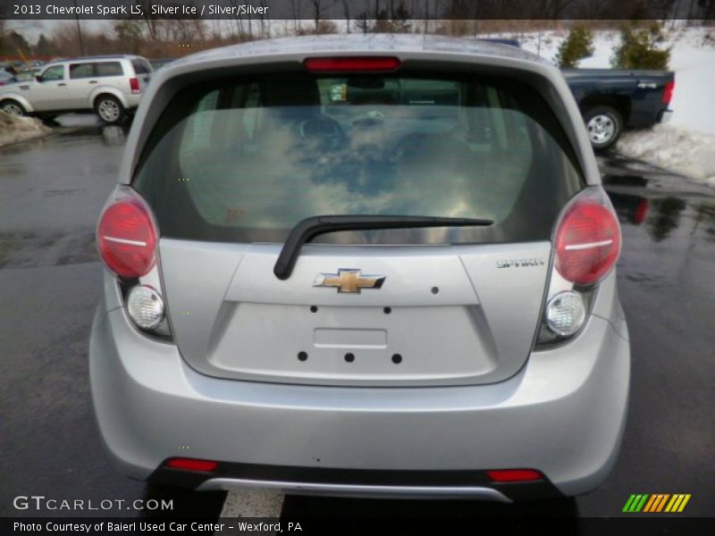 Silver Ice / Silver/Silver 2013 Chevrolet Spark LS