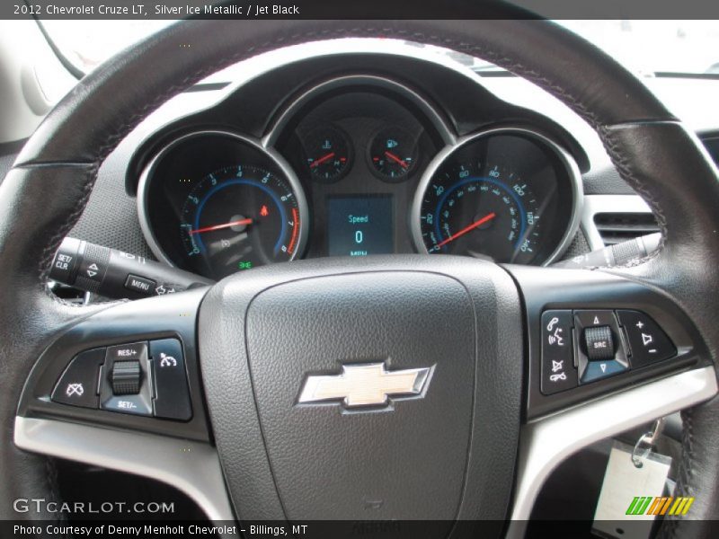 Silver Ice Metallic / Jet Black 2012 Chevrolet Cruze LT