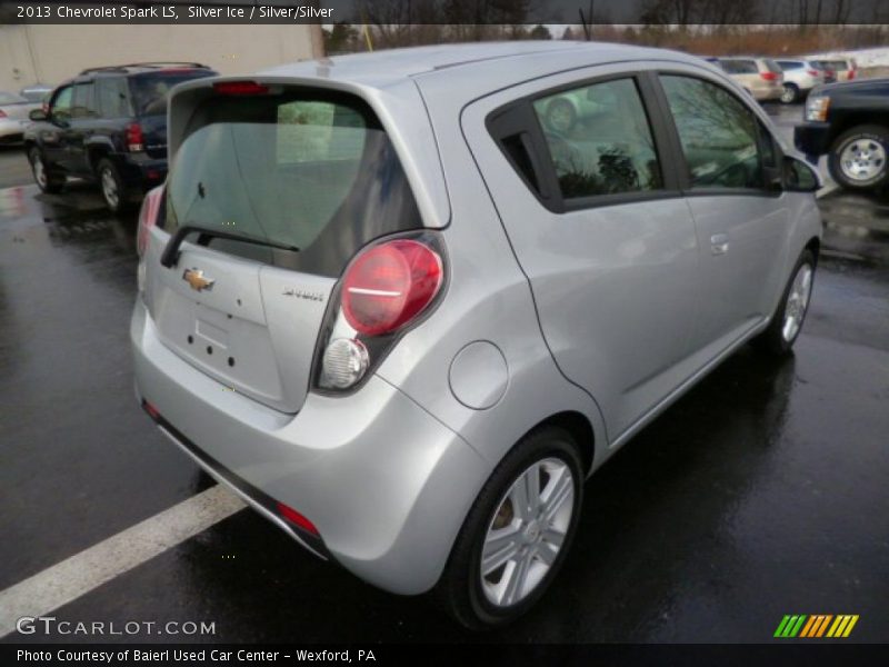 Silver Ice / Silver/Silver 2013 Chevrolet Spark LS