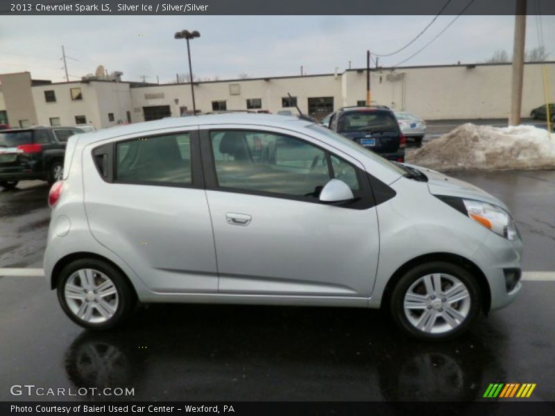 Silver Ice / Silver/Silver 2013 Chevrolet Spark LS