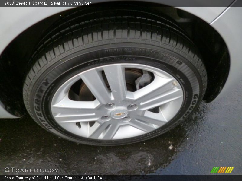 Silver Ice / Silver/Silver 2013 Chevrolet Spark LS