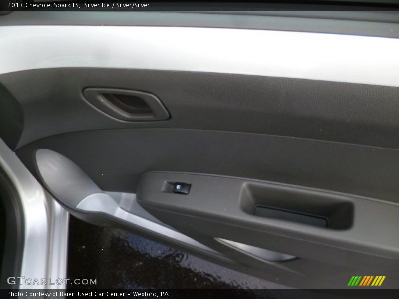 Silver Ice / Silver/Silver 2013 Chevrolet Spark LS