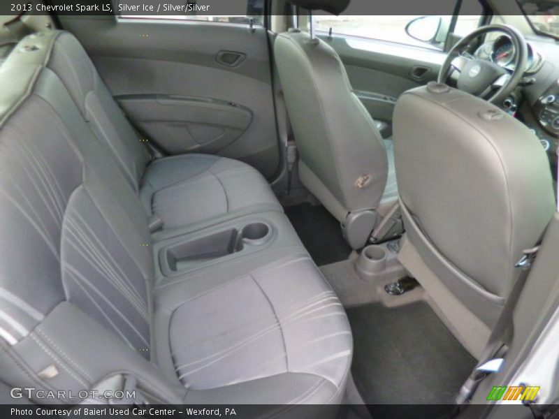 Silver Ice / Silver/Silver 2013 Chevrolet Spark LS