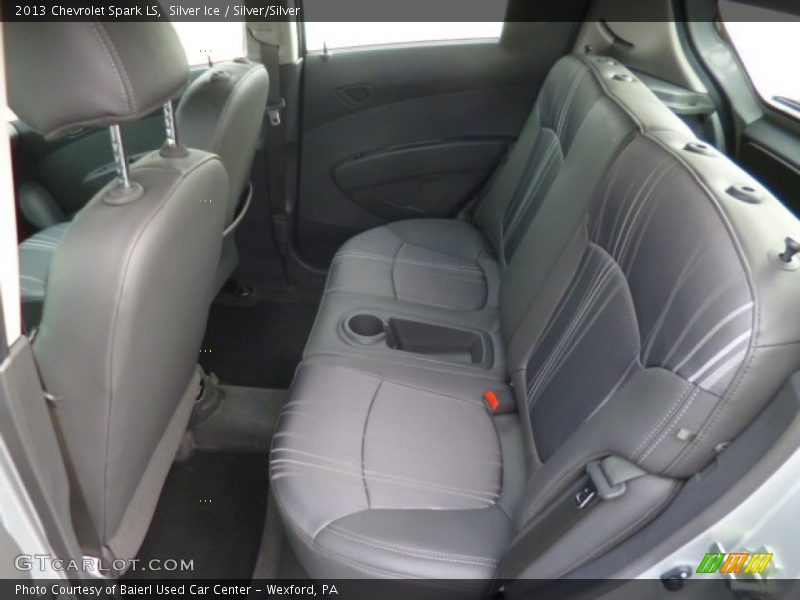 Silver Ice / Silver/Silver 2013 Chevrolet Spark LS