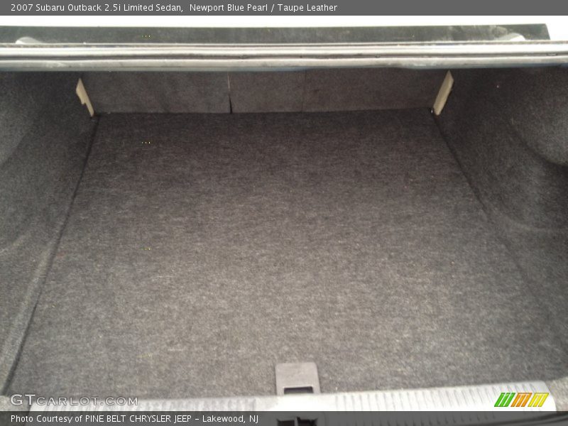 Newport Blue Pearl / Taupe Leather 2007 Subaru Outback 2.5i Limited Sedan