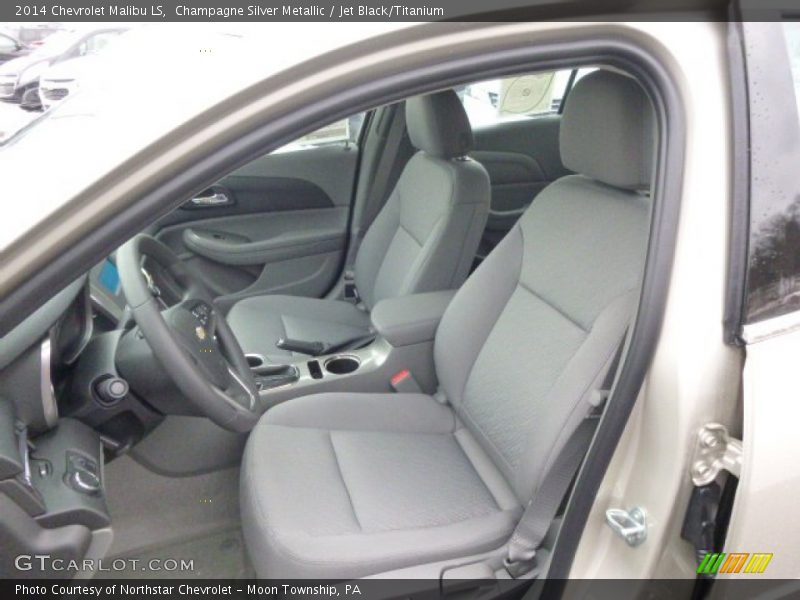 Champagne Silver Metallic / Jet Black/Titanium 2014 Chevrolet Malibu LS