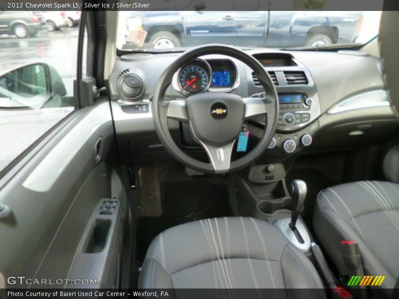 Silver Ice / Silver/Silver 2013 Chevrolet Spark LS