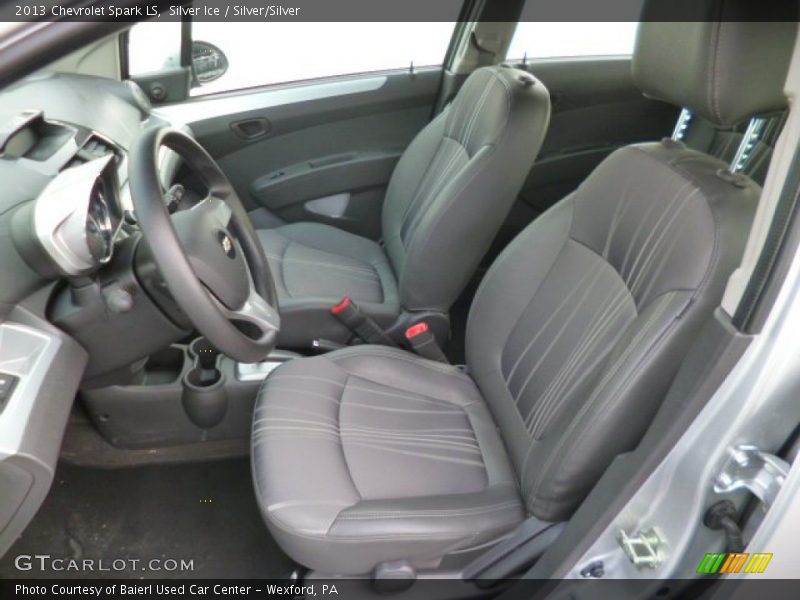 Silver Ice / Silver/Silver 2013 Chevrolet Spark LS