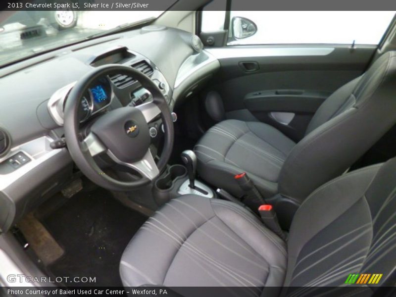 Silver Ice / Silver/Silver 2013 Chevrolet Spark LS