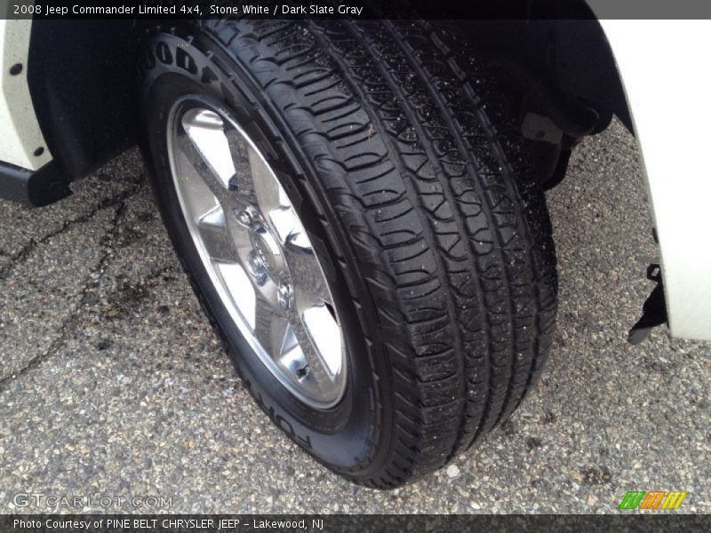 Stone White / Dark Slate Gray 2008 Jeep Commander Limited 4x4