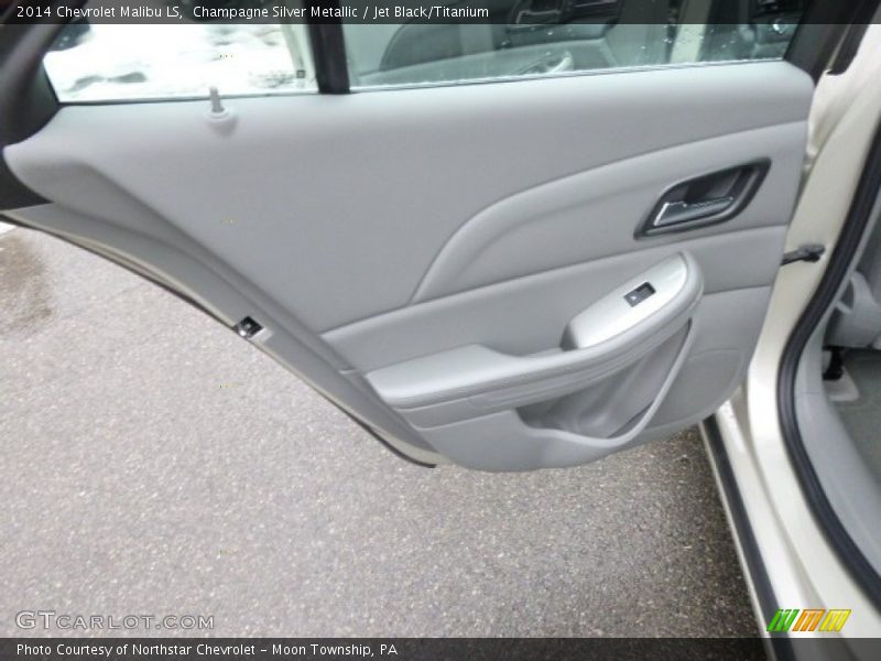 Champagne Silver Metallic / Jet Black/Titanium 2014 Chevrolet Malibu LS