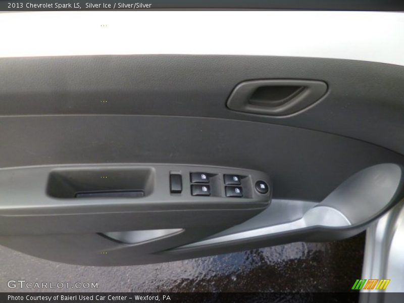 Silver Ice / Silver/Silver 2013 Chevrolet Spark LS
