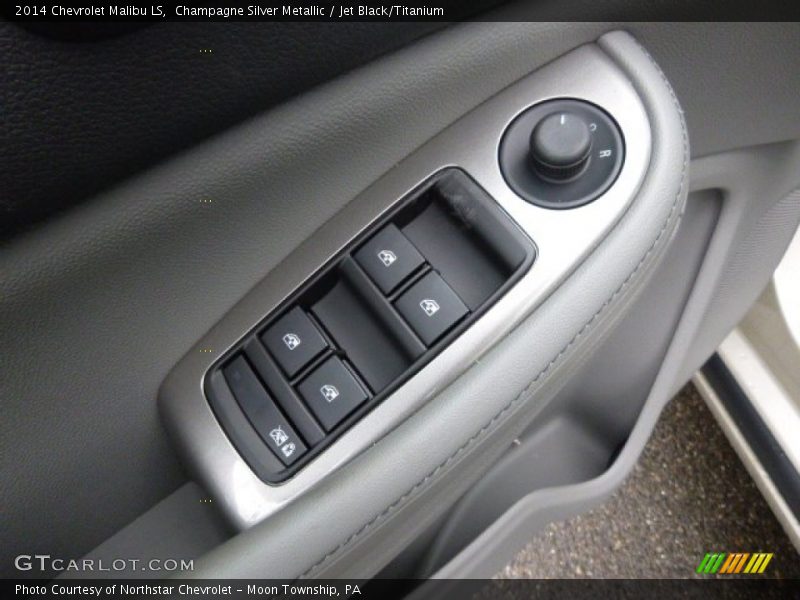 Champagne Silver Metallic / Jet Black/Titanium 2014 Chevrolet Malibu LS