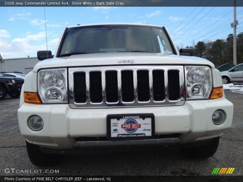 Stone White / Dark Slate Gray 2008 Jeep Commander Limited 4x4