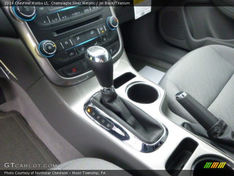 Champagne Silver Metallic / Jet Black/Titanium 2014 Chevrolet Malibu LS