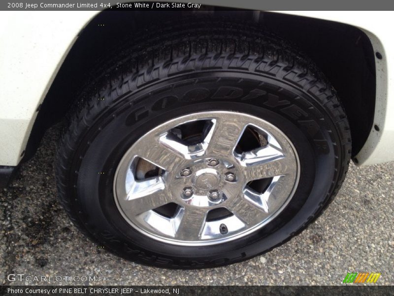 Stone White / Dark Slate Gray 2008 Jeep Commander Limited 4x4