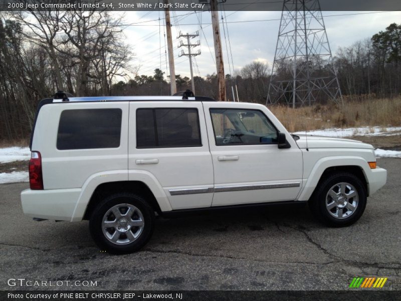 Stone White / Dark Slate Gray 2008 Jeep Commander Limited 4x4