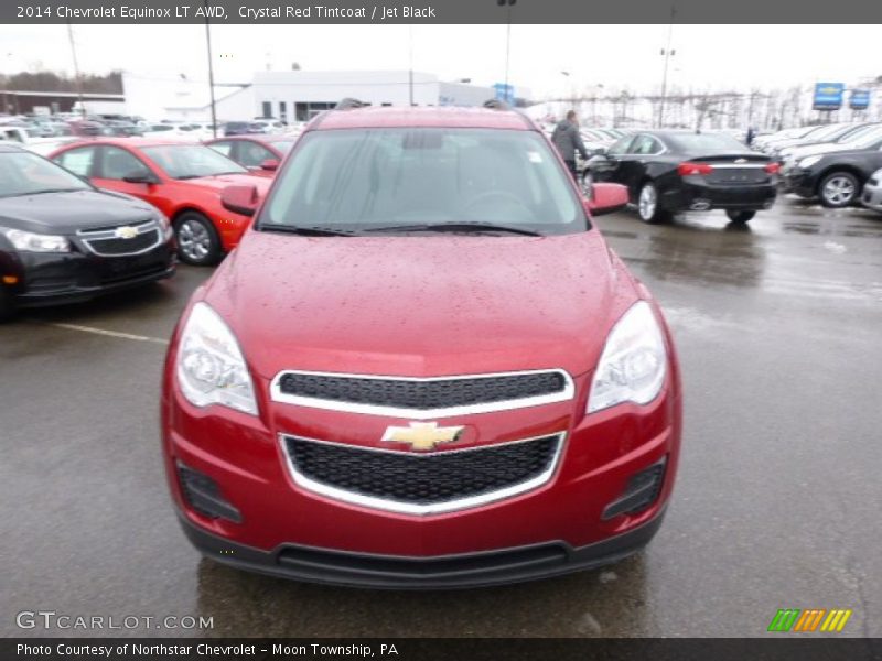 Crystal Red Tintcoat / Jet Black 2014 Chevrolet Equinox LT AWD