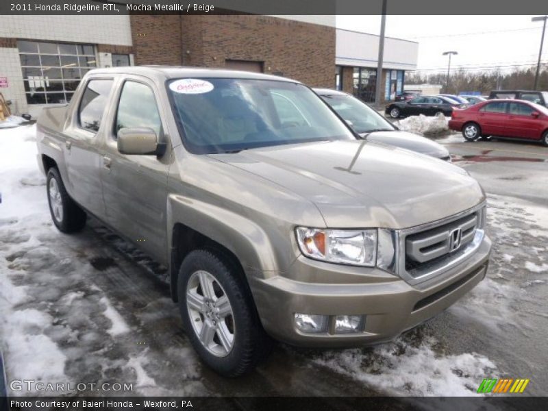 Mocha Metallic / Beige 2011 Honda Ridgeline RTL