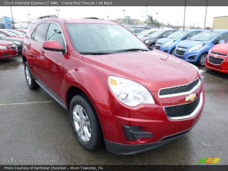 Crystal Red Tintcoat / Jet Black 2014 Chevrolet Equinox LT AWD