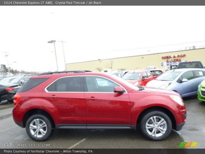 Crystal Red Tintcoat / Jet Black 2014 Chevrolet Equinox LT AWD