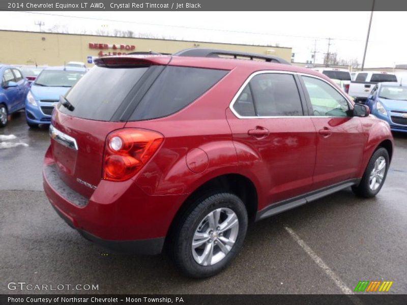 Crystal Red Tintcoat / Jet Black 2014 Chevrolet Equinox LT AWD