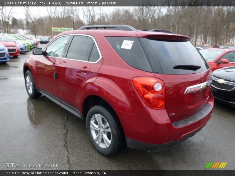 Crystal Red Tintcoat / Jet Black 2014 Chevrolet Equinox LT AWD