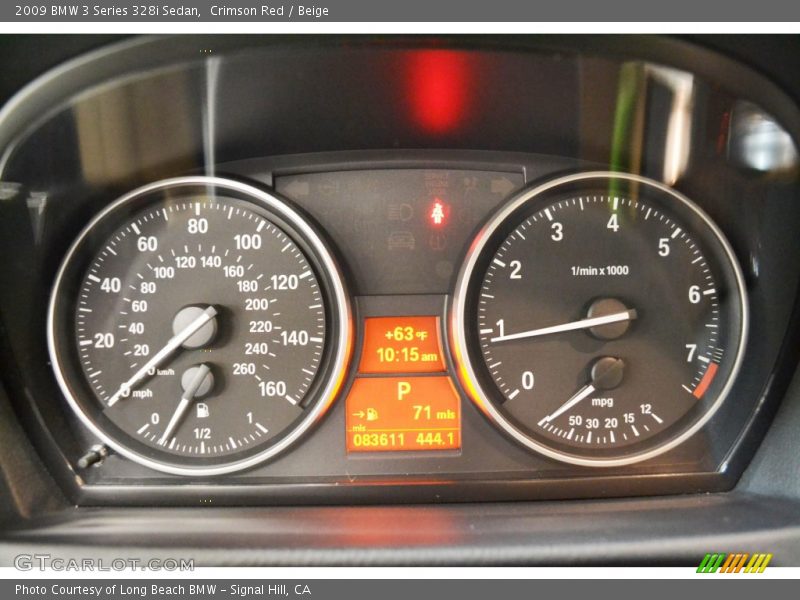  2009 3 Series 328i Sedan 328i Sedan Gauges