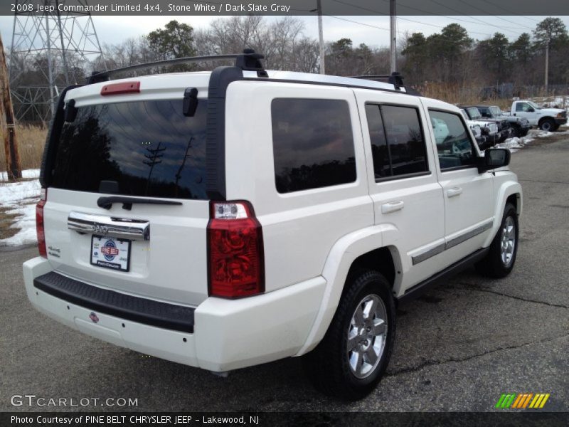 Stone White / Dark Slate Gray 2008 Jeep Commander Limited 4x4