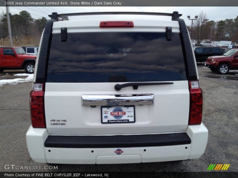 Stone White / Dark Slate Gray 2008 Jeep Commander Limited 4x4