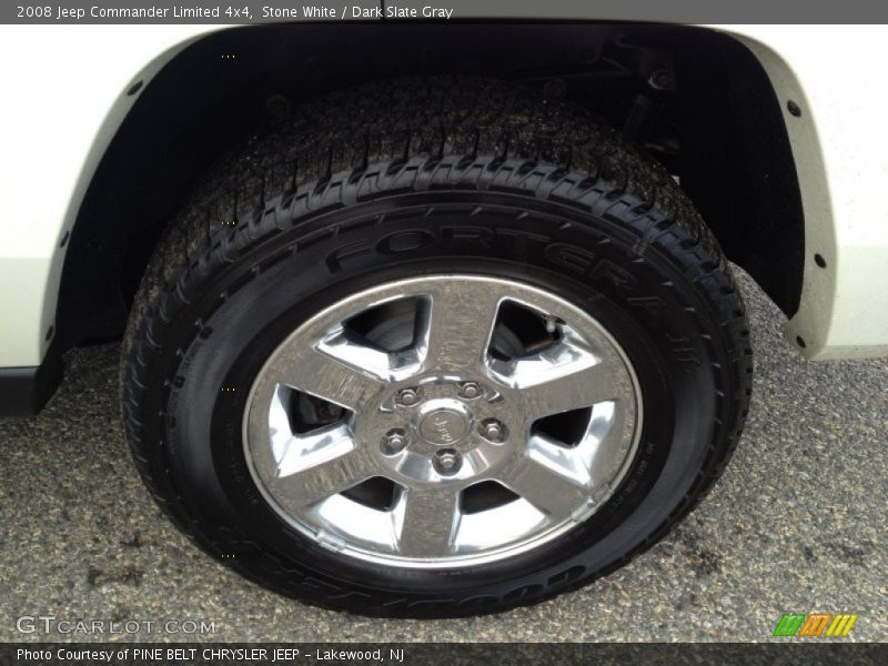 Stone White / Dark Slate Gray 2008 Jeep Commander Limited 4x4