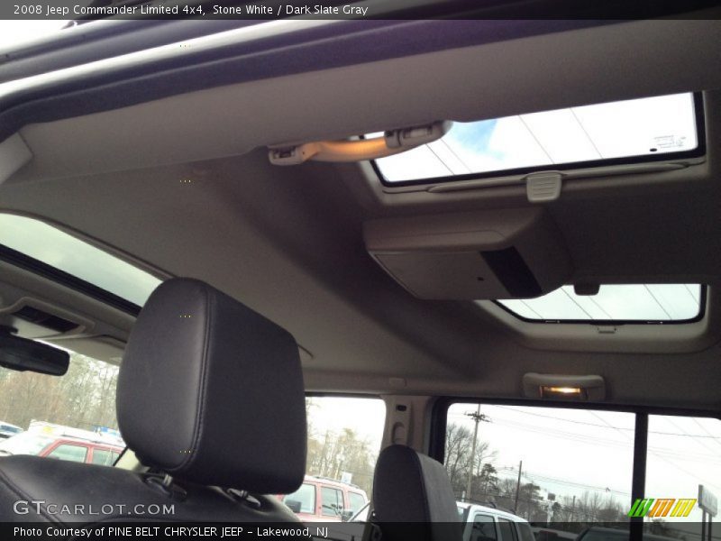 Stone White / Dark Slate Gray 2008 Jeep Commander Limited 4x4