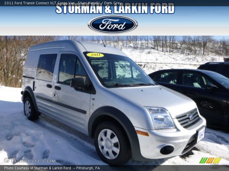 Silver Metallic / Dark Grey 2011 Ford Transit Connect XLT Cargo Van