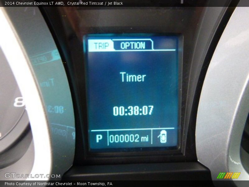 Crystal Red Tintcoat / Jet Black 2014 Chevrolet Equinox LT AWD